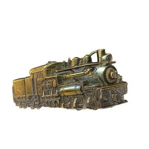 American Buckle Company 1983 Train Engine #9 Locomotive Belt Buckle (1153)